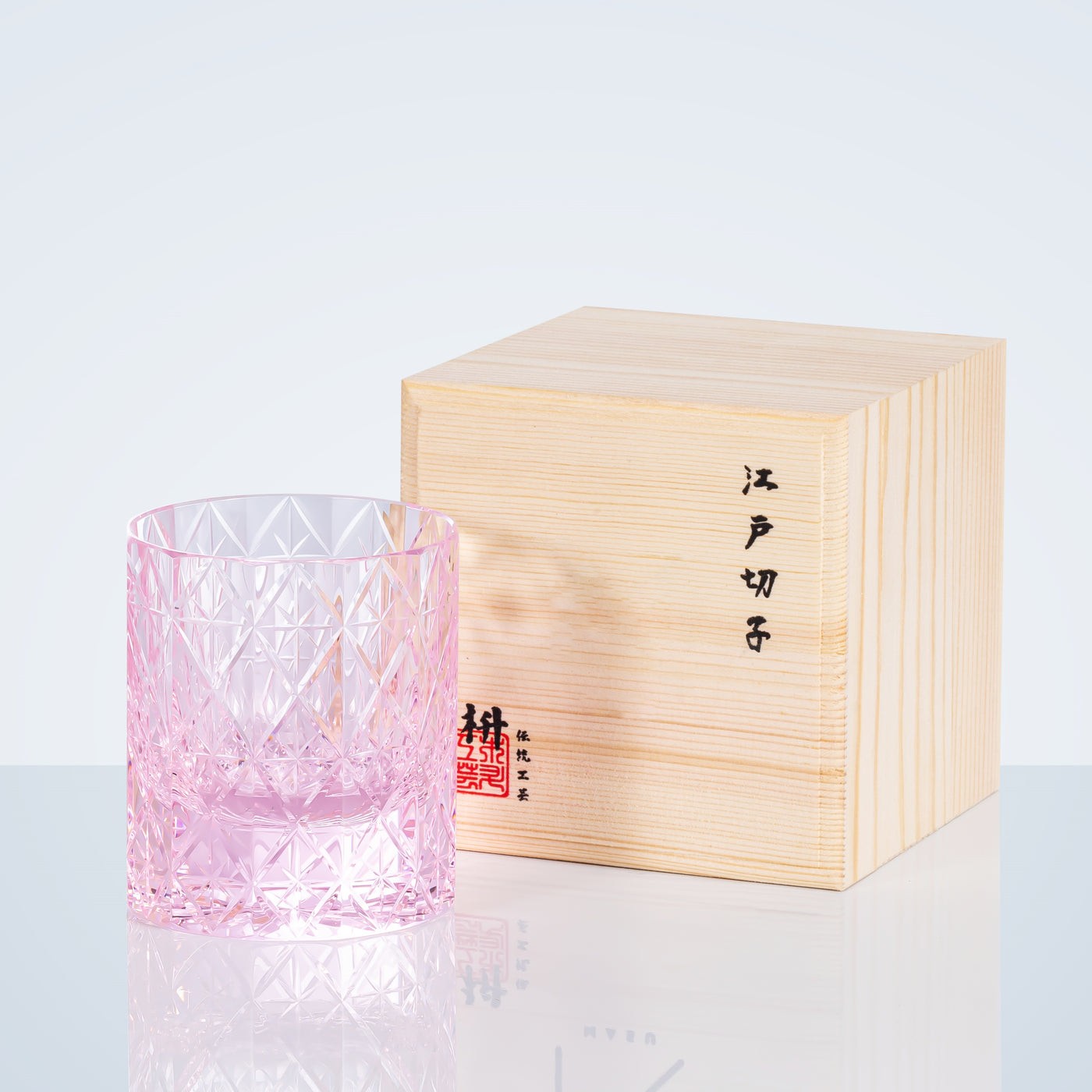 Hoshi Crystal Edo Kiriko Handcrafted Crystal Whisky Glasses