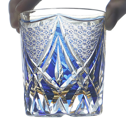 Hikari Prism Edo Kiriko Handcrafted Crystal Whisky Glasses