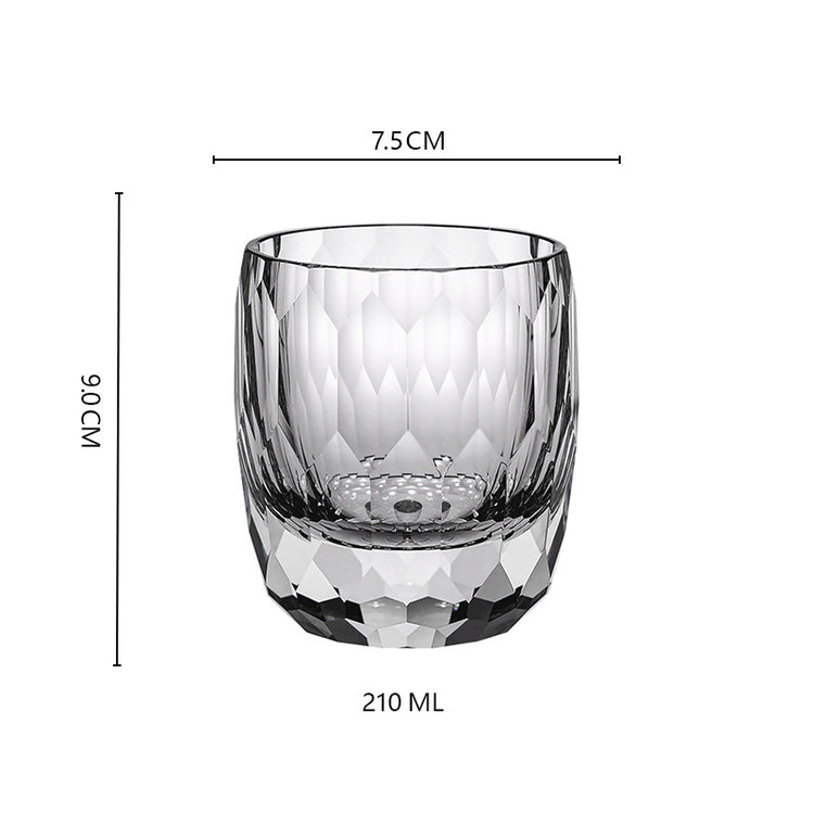 Lens Edo Kiriko Handcrafted Crystal Whisky Glasses