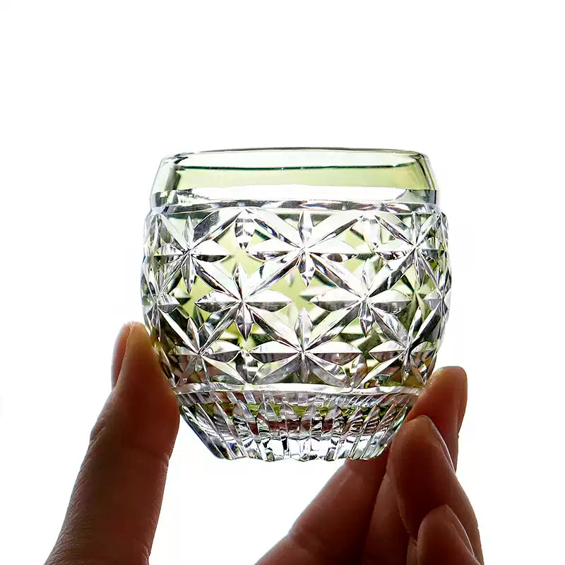 Asahi Radiance Edo Kiriko Handcrafted Crystal Whisky Glasses