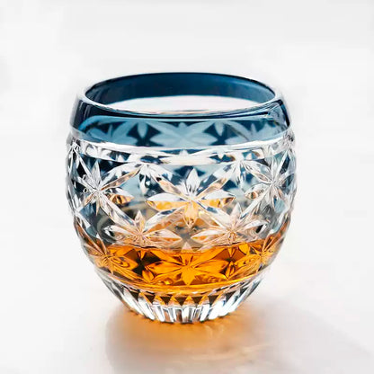 Asahi Radiance Edo Kiriko Handcrafted Crystal Whisky Glasses