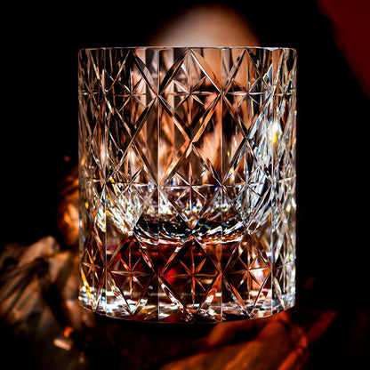 Hoshi Crystal Edo Kiriko Handcrafted Crystal Whisky Glasses